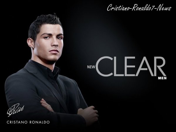 Cristiano pour la publicité de 'New Clear Men' 