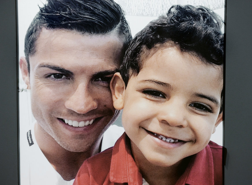 Cristiano Ronaldo et son fils